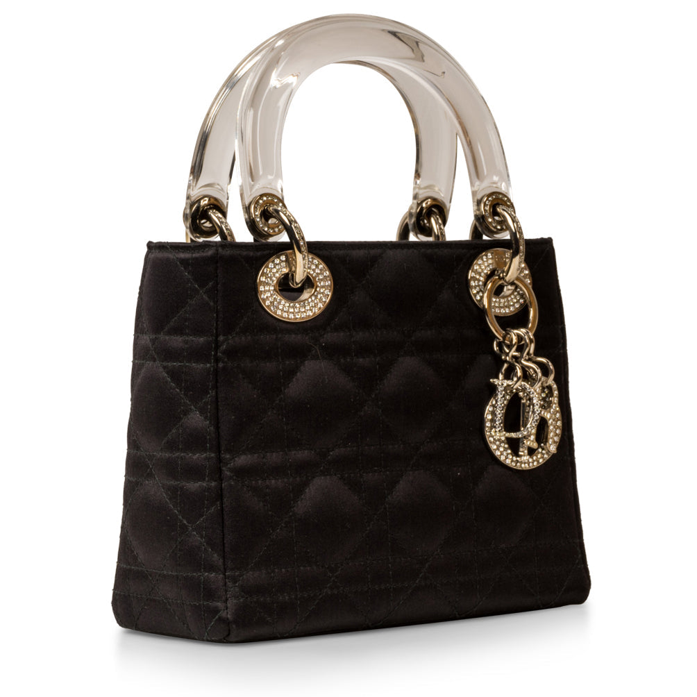 Christian Dior Lady Dior Micro - Satin