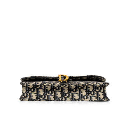 Christian Dior Oblique Saddle Clutch