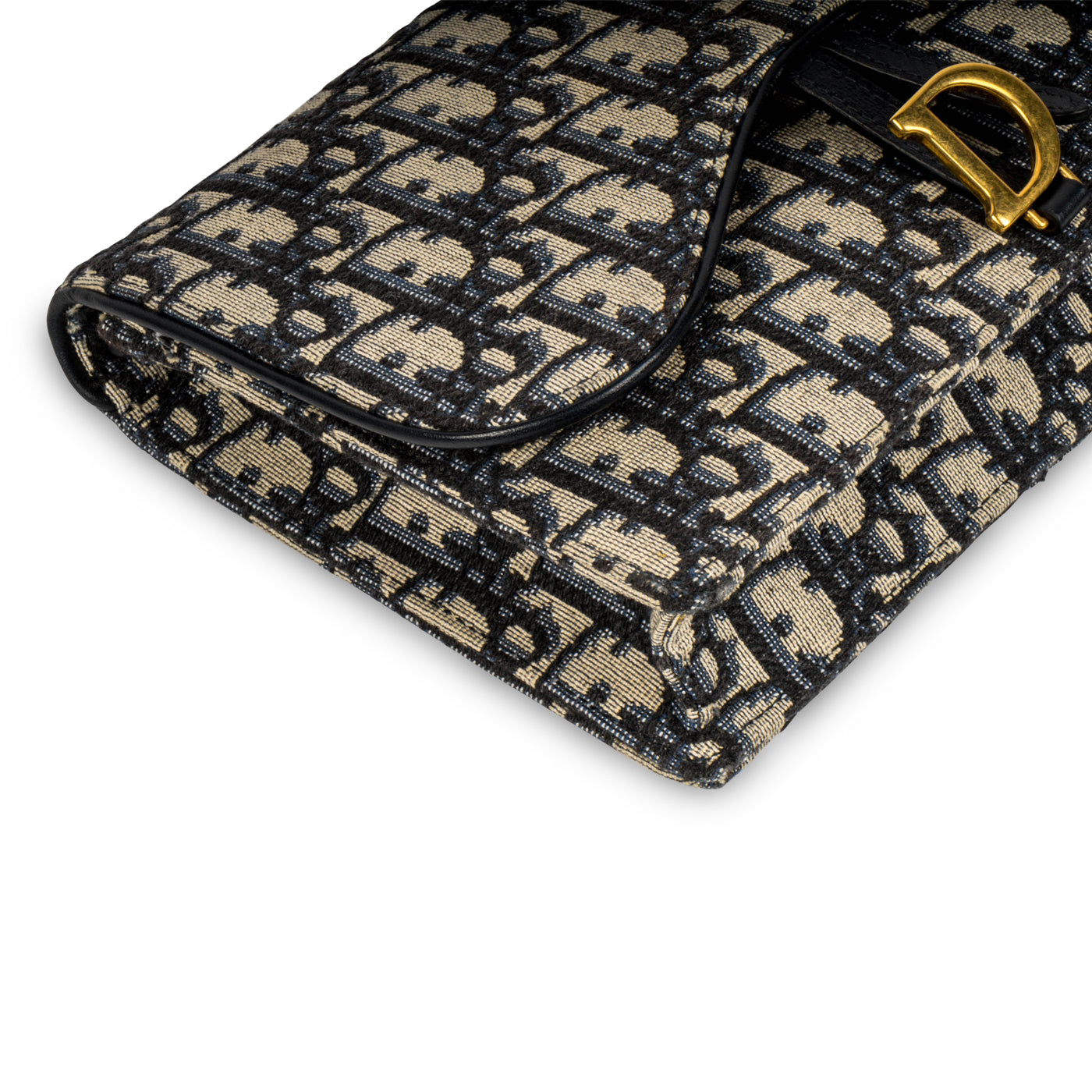 Christian Dior Oblique Saddle Clutch