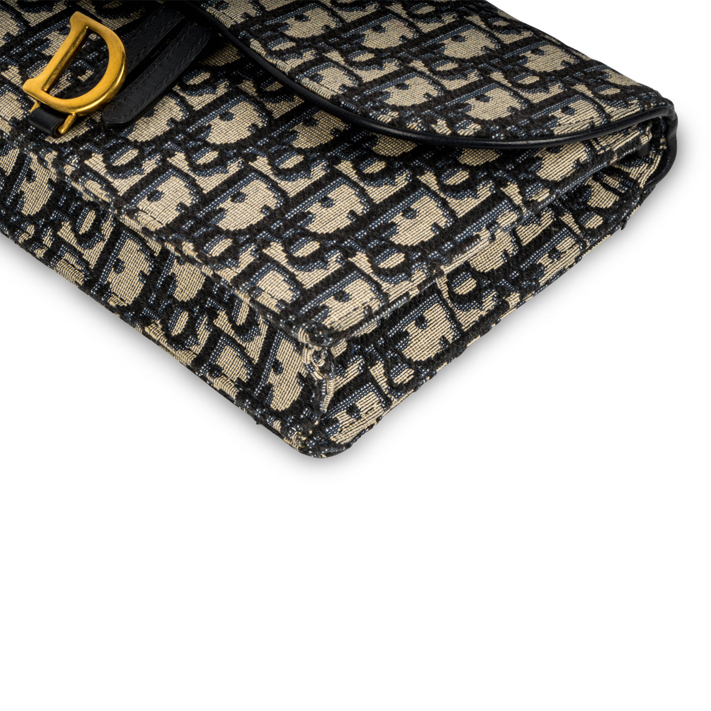 Christian Dior Oblique Saddle Clutch