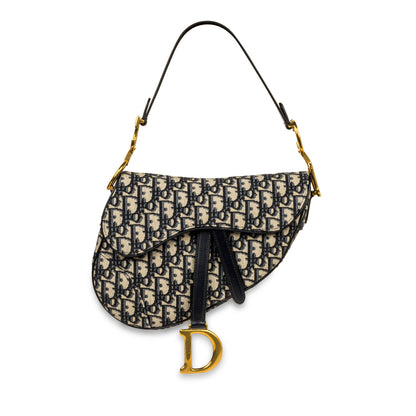Christian Dior Saddle Bag - Oblique Canvas
