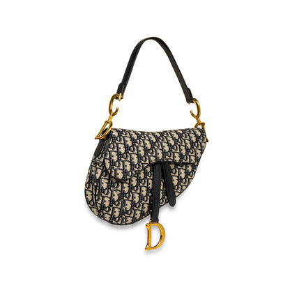 Christian Dior Saddle Bag - Oblique Canvas