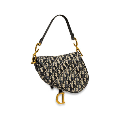 Christian Dior Saddle Bag - Oblique Canvas