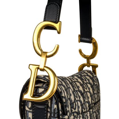 Christian Dior Saddle Bag - Oblique Canvas