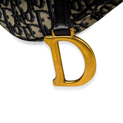 Christian Dior Saddle Bag - Oblique Canvas