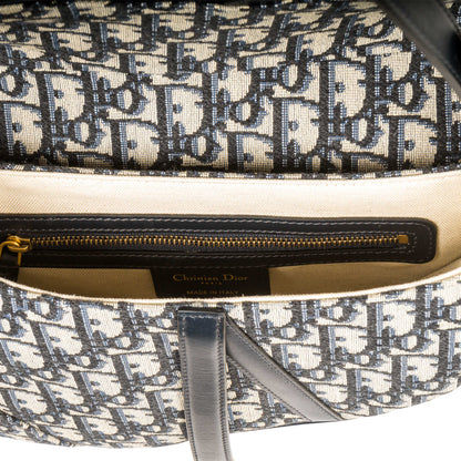 Christian Dior Saddle Bag - Oblique Canvas