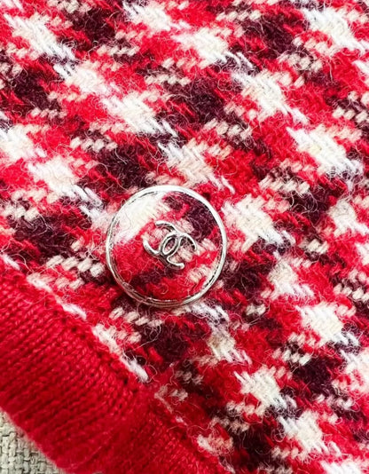 Chanel 24k red cardigan