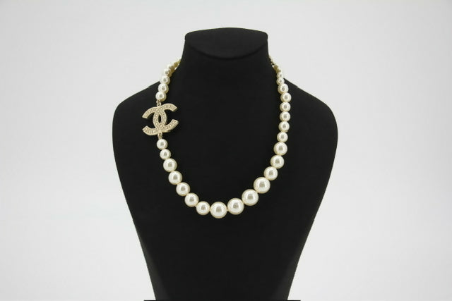 Chanel F21V Imitation Pearl 100th Anniversary Necklace