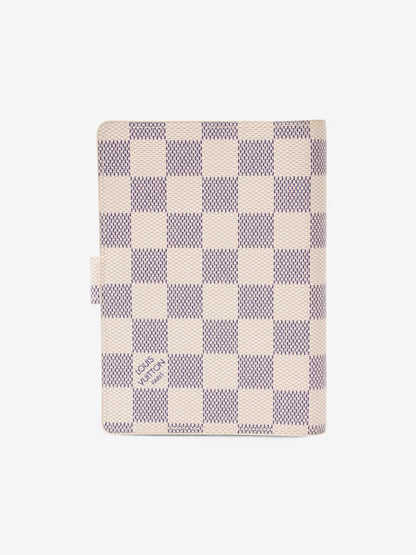 Louis Vuitton Small Ring Agenda Cover Damier Azur Coated Canvas