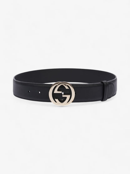 Gucci Interlocking G Belt Black / Gold Leather 70cm / 28"