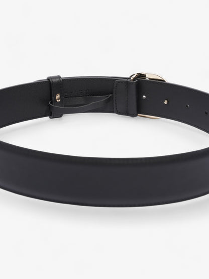 Gucci Interlocking G Belt Black / Gold Leather 70cm / 28"