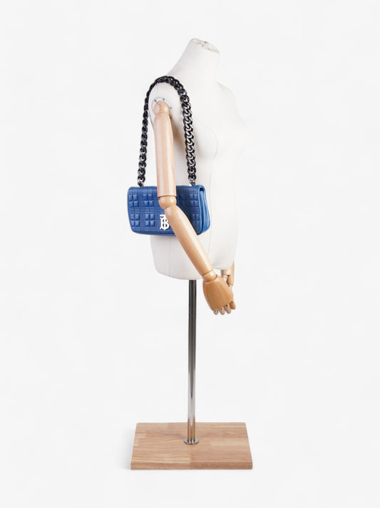 Burberry Lola Blue Lambskin Leather Small