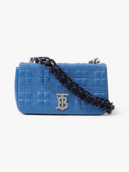 Burberry Lola Blue Lambskin Leather Small