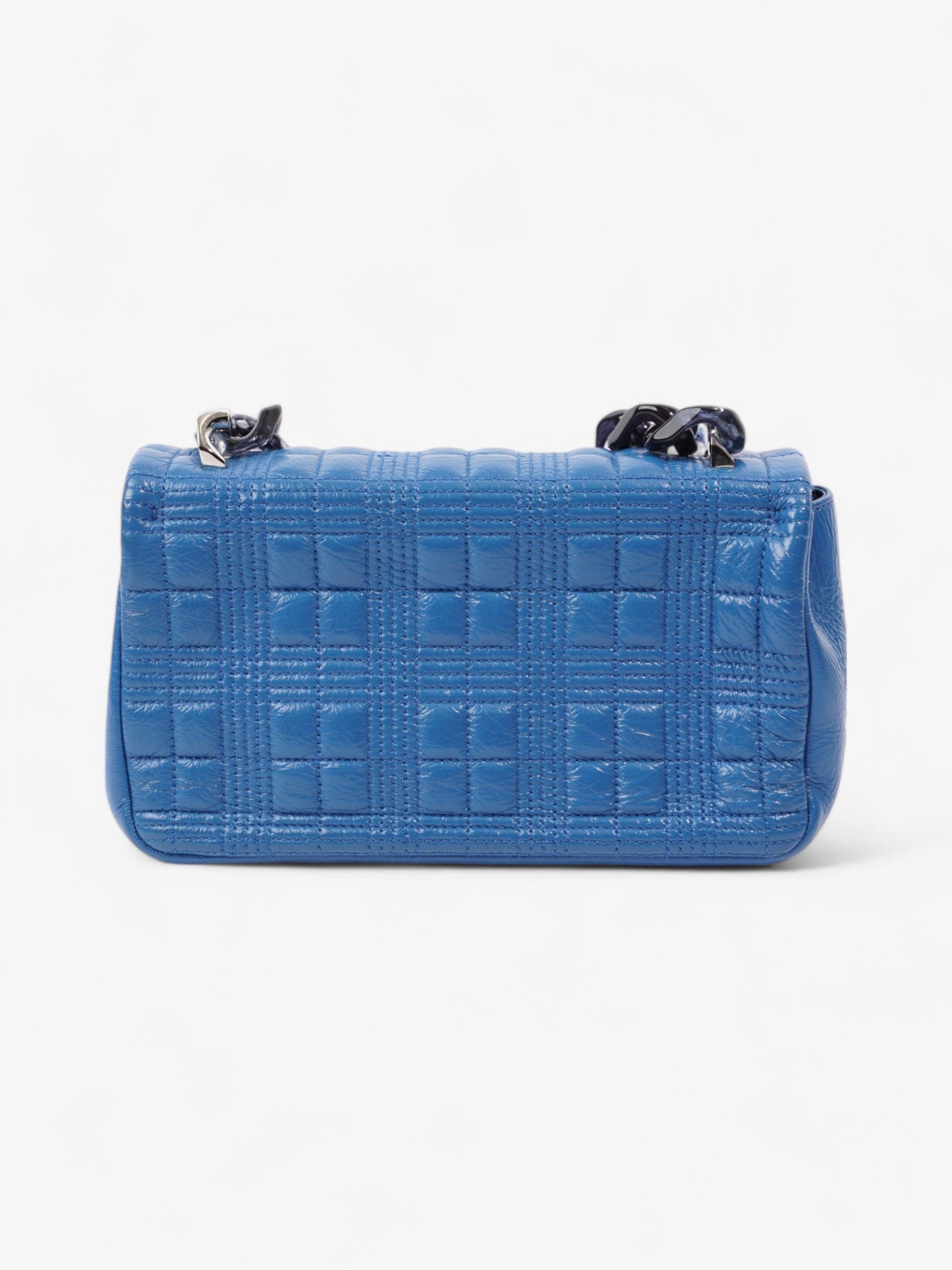 Burberry Lola Blue Lambskin Leather Small