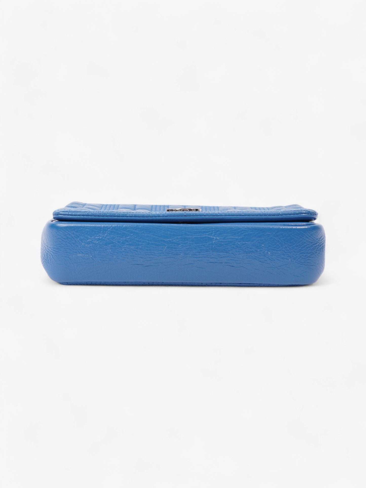 Burberry Lola Blue Lambskin Leather Small