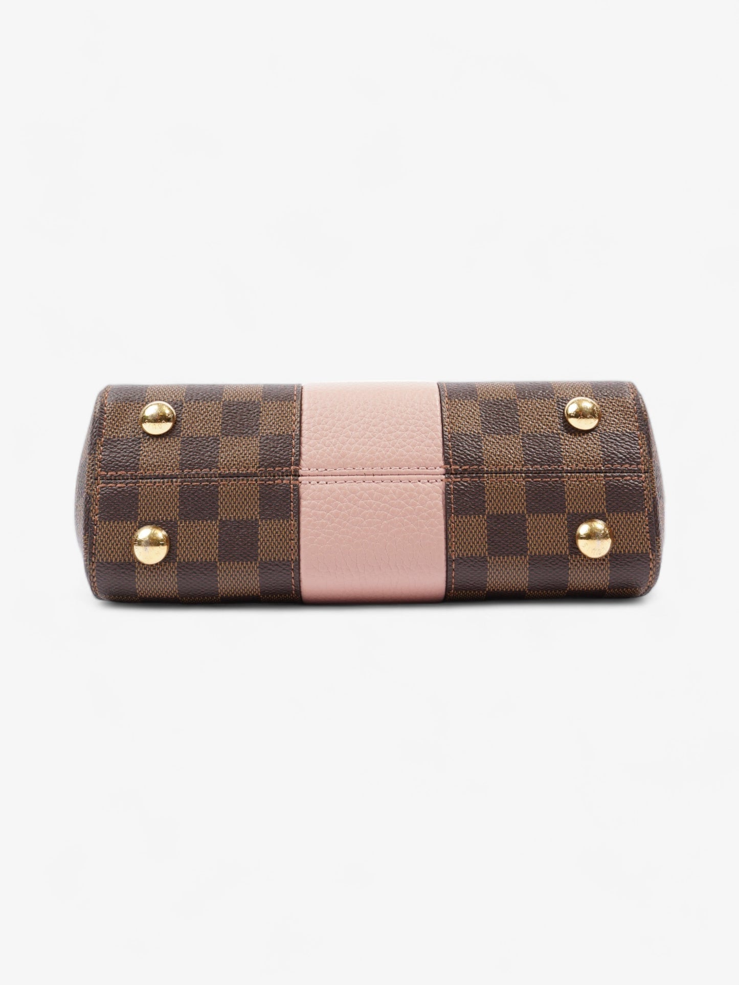 Louis Vuitton Bond Street Handbag Damier Ebene / Rose Ballerine Coated Canvas BB