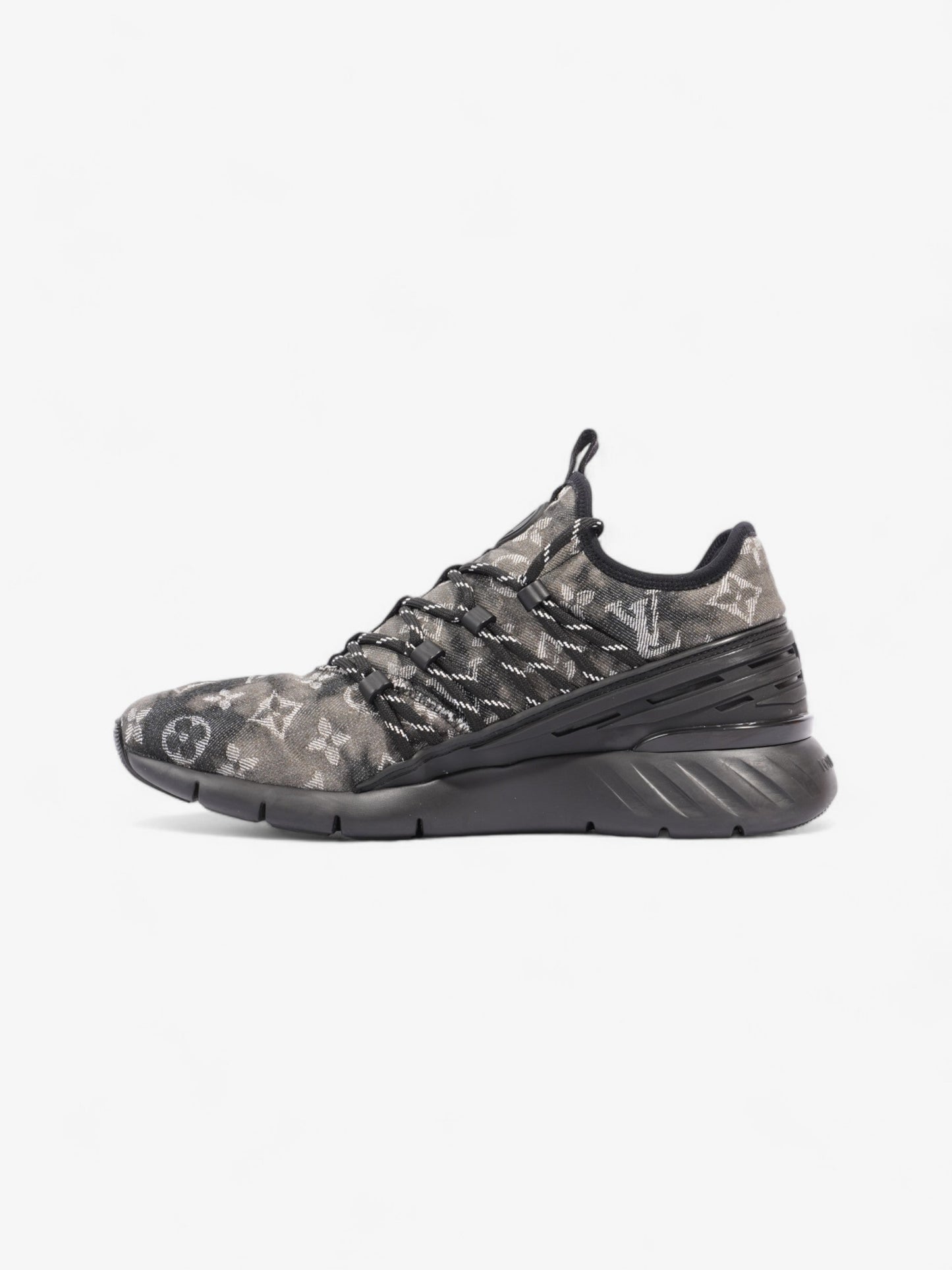 Louis Vuitton Fast Lane Sneaker Black / White Denim EU 41 UK 7