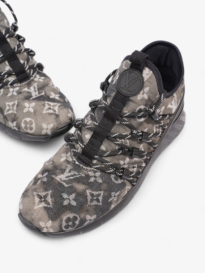 Louis Vuitton Fast Lane Sneaker Black / White Denim EU 41 UK 7