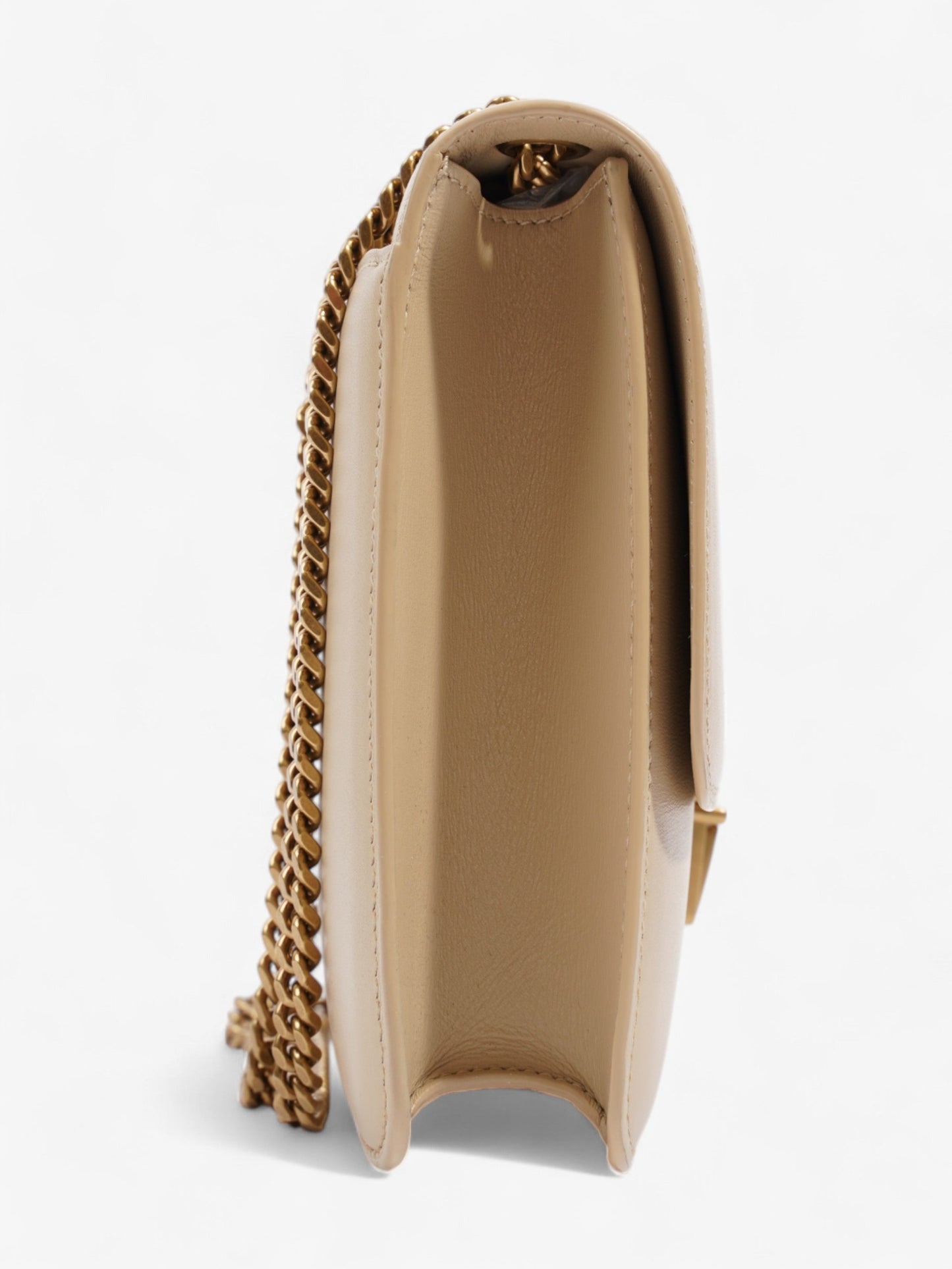 Saint Laurent Tuc Beige Leather