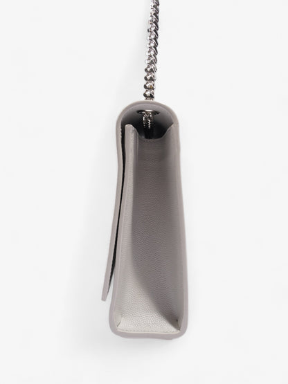 Saint Laurent Classic Monogram Kate Medium Grey Leather