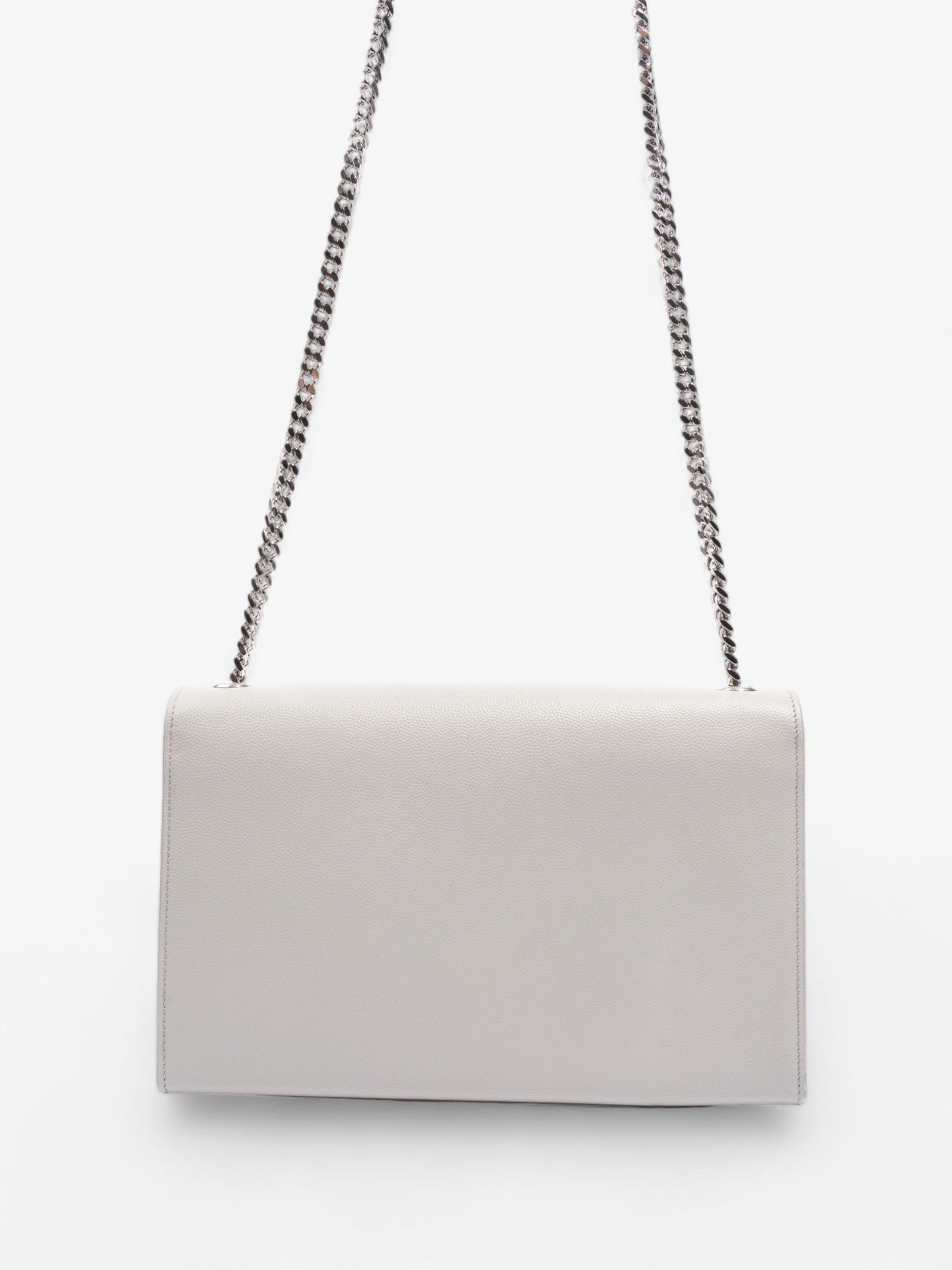 Saint Laurent Classic Monogram Kate Medium Grey Leather