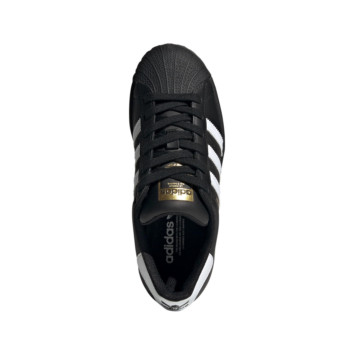 Big Kids' Adidas Superstar J "Core Black Cloud White"