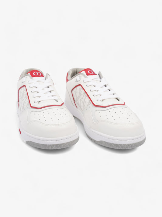 Christian Dior B27 Low Top Sneaker White / Red Leather EU 42 UK 8