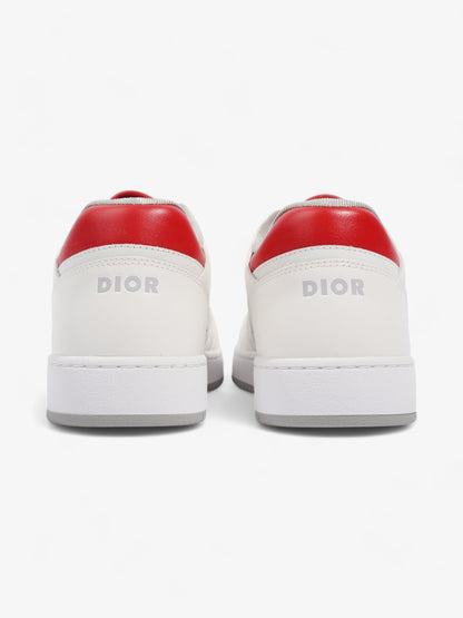 Christian Dior B27 Low Top Sneaker White / Red Leather EU 42 UK 8