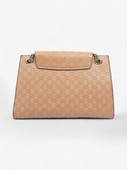 Gucci Emily Guccissima Chain Light Taupe / GG Supreme Canvas Large