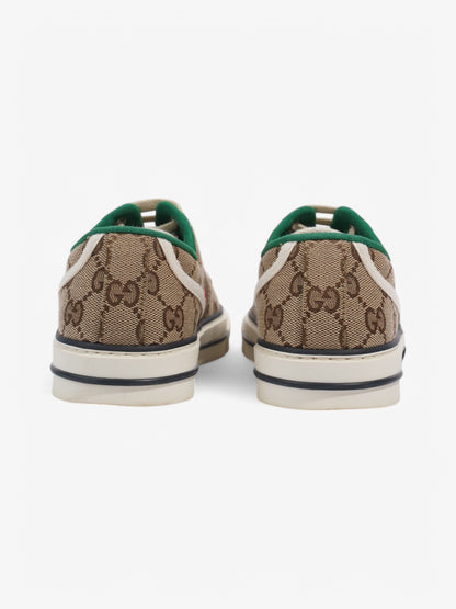 Gucci Tennis1977 Beige  / Green / Red Canvas EU 37.5 UK 4.5