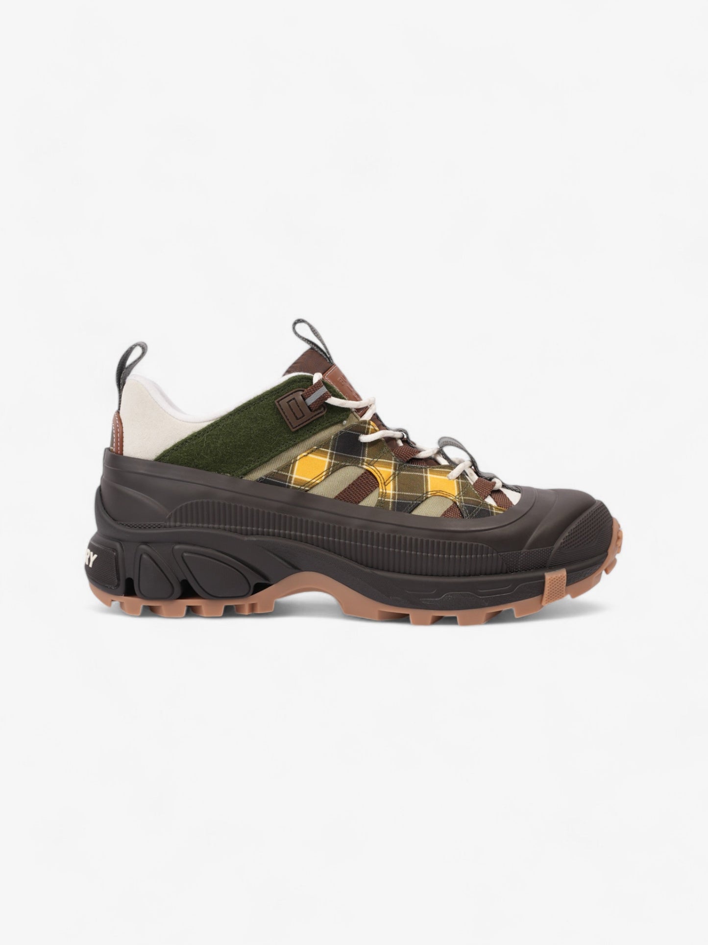 Burberry Arthur Sneakers Brown / Green / Yellow Rubber EU 42 UK 8