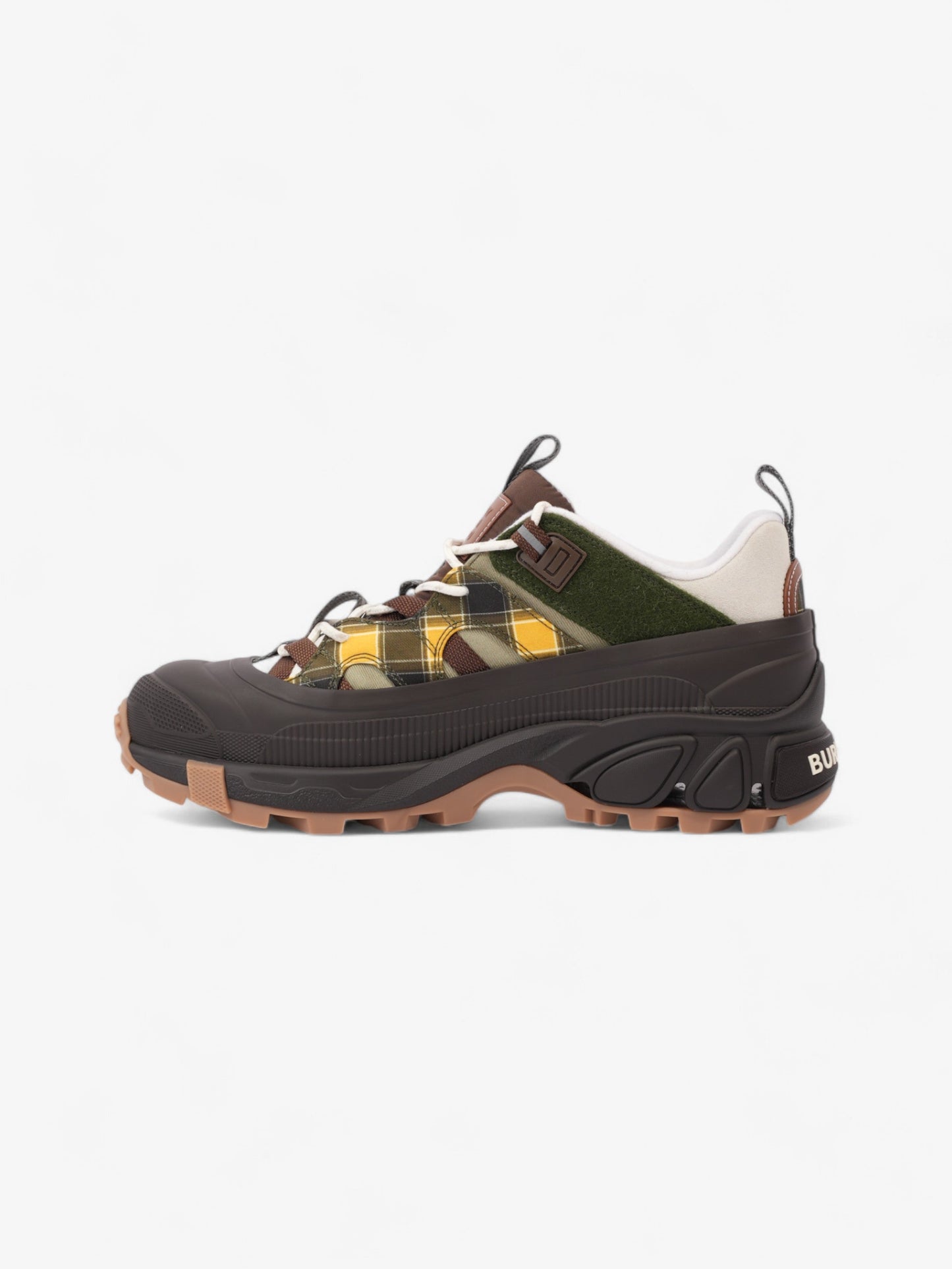 Burberry Arthur Sneakers Brown / Green / Yellow Rubber EU 42 UK 8