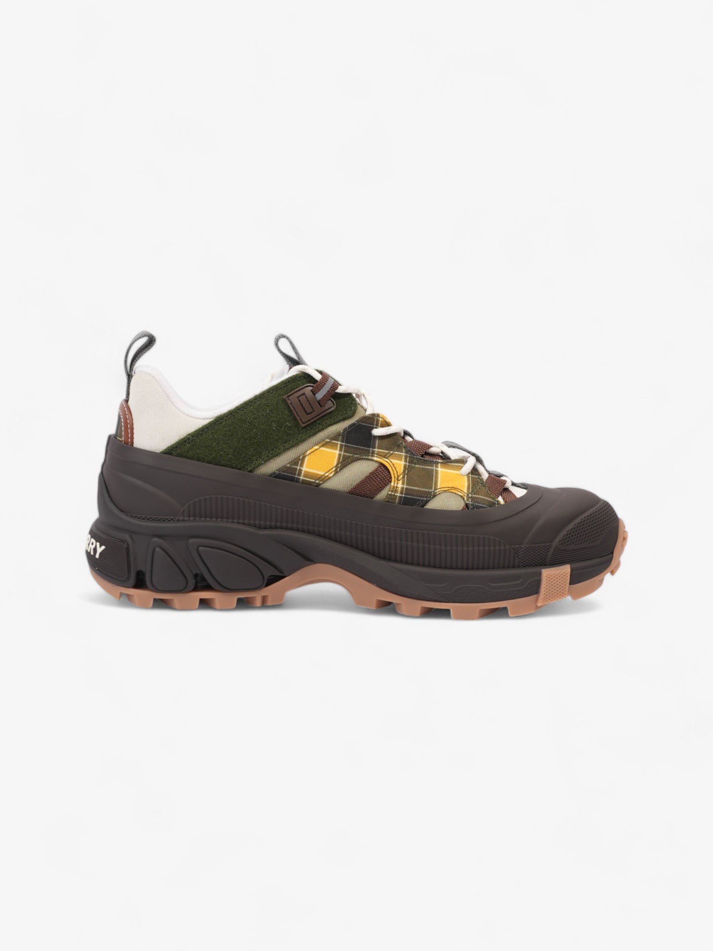 Burberry Arthur Sneakers Brown / Green / Yellow Rubber EU 42 UK 8
