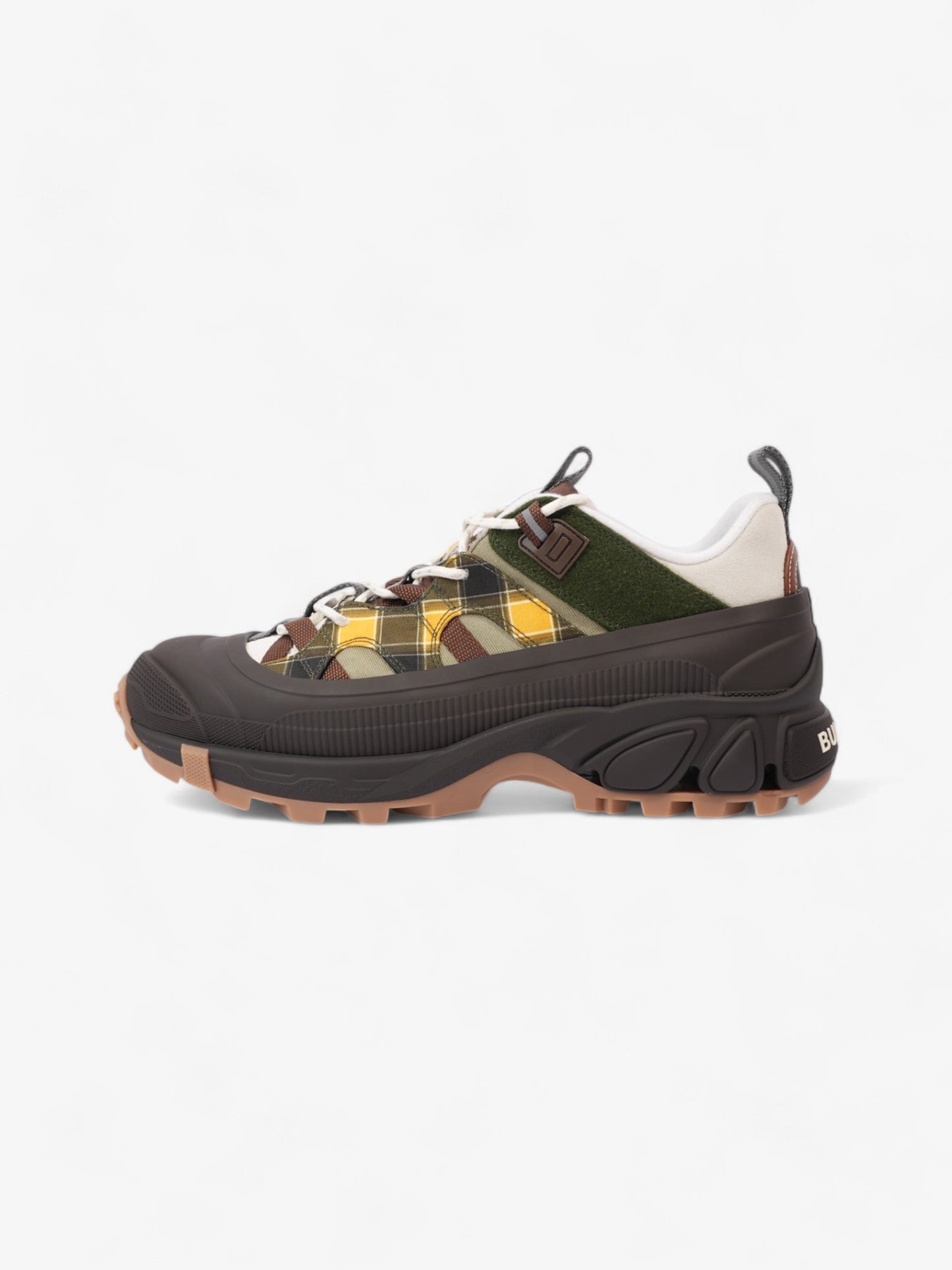 Burberry Arthur Sneakers Brown / Green / Yellow Rubber EU 42 UK 8