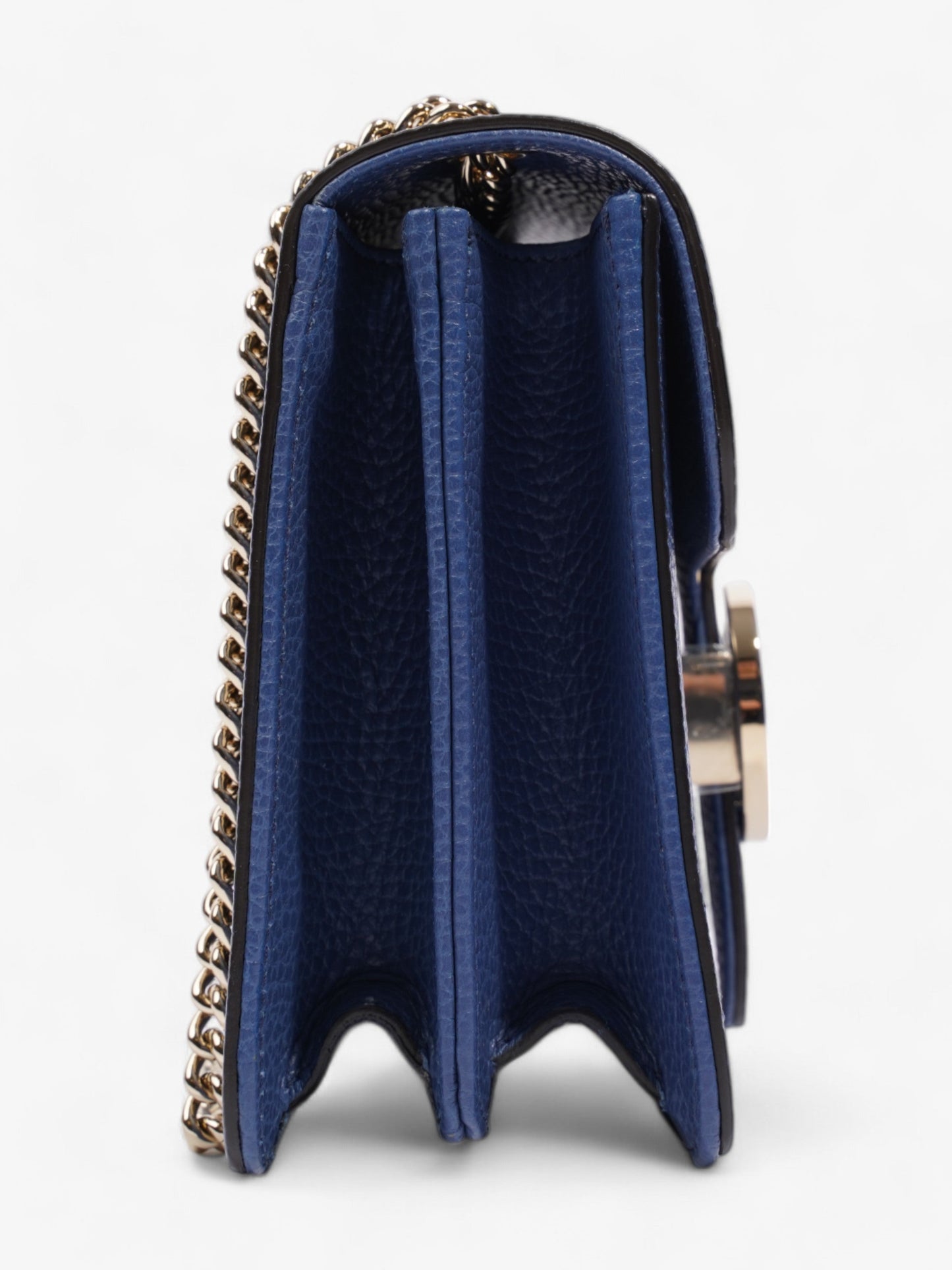 Gucci Dollar Interlocking G Caspian Calfskin Leather Small