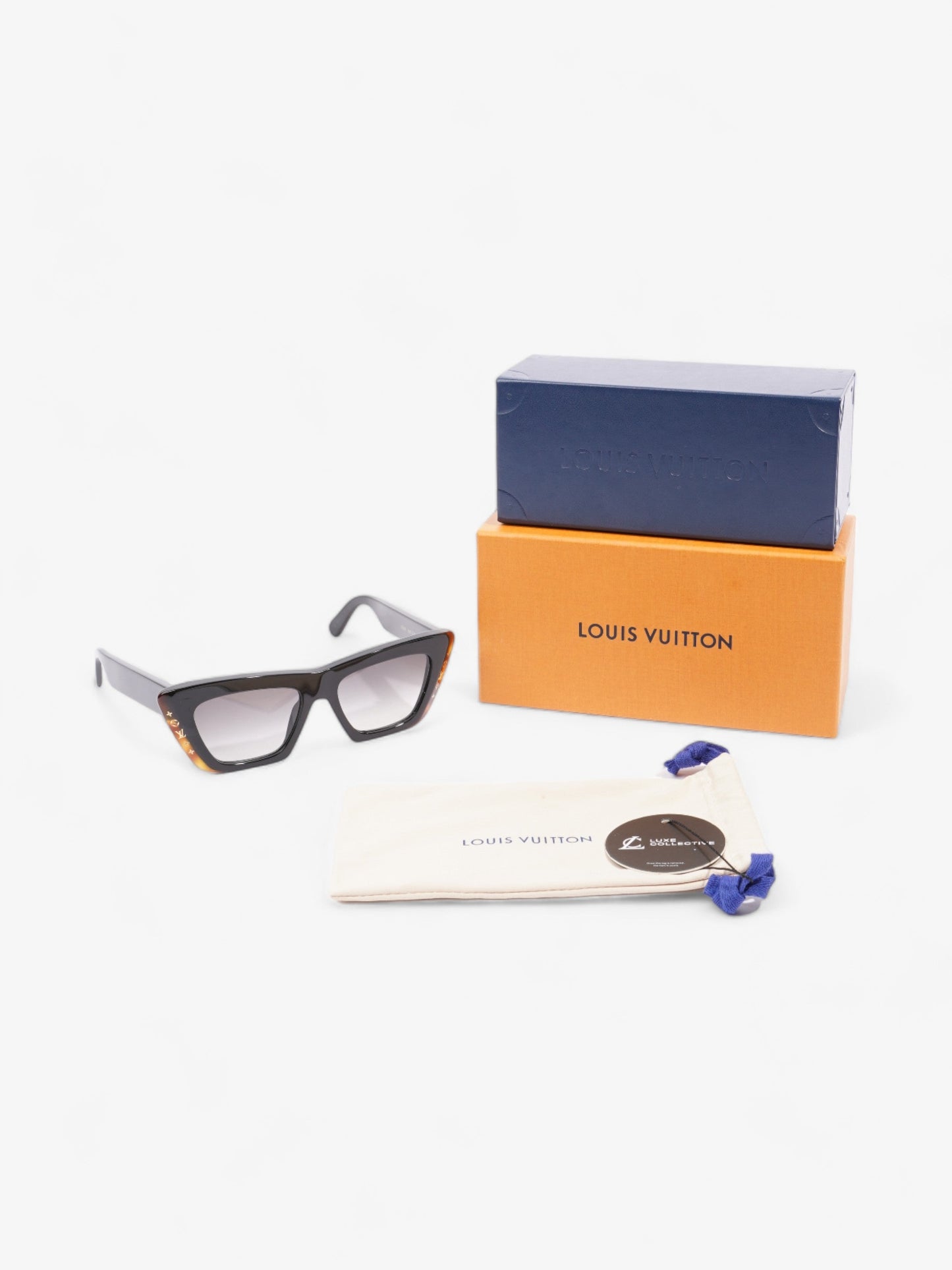 Louis Vuitton LV Moon Daily Cat-Eye Sunglasses Black / Tortoise Acetate