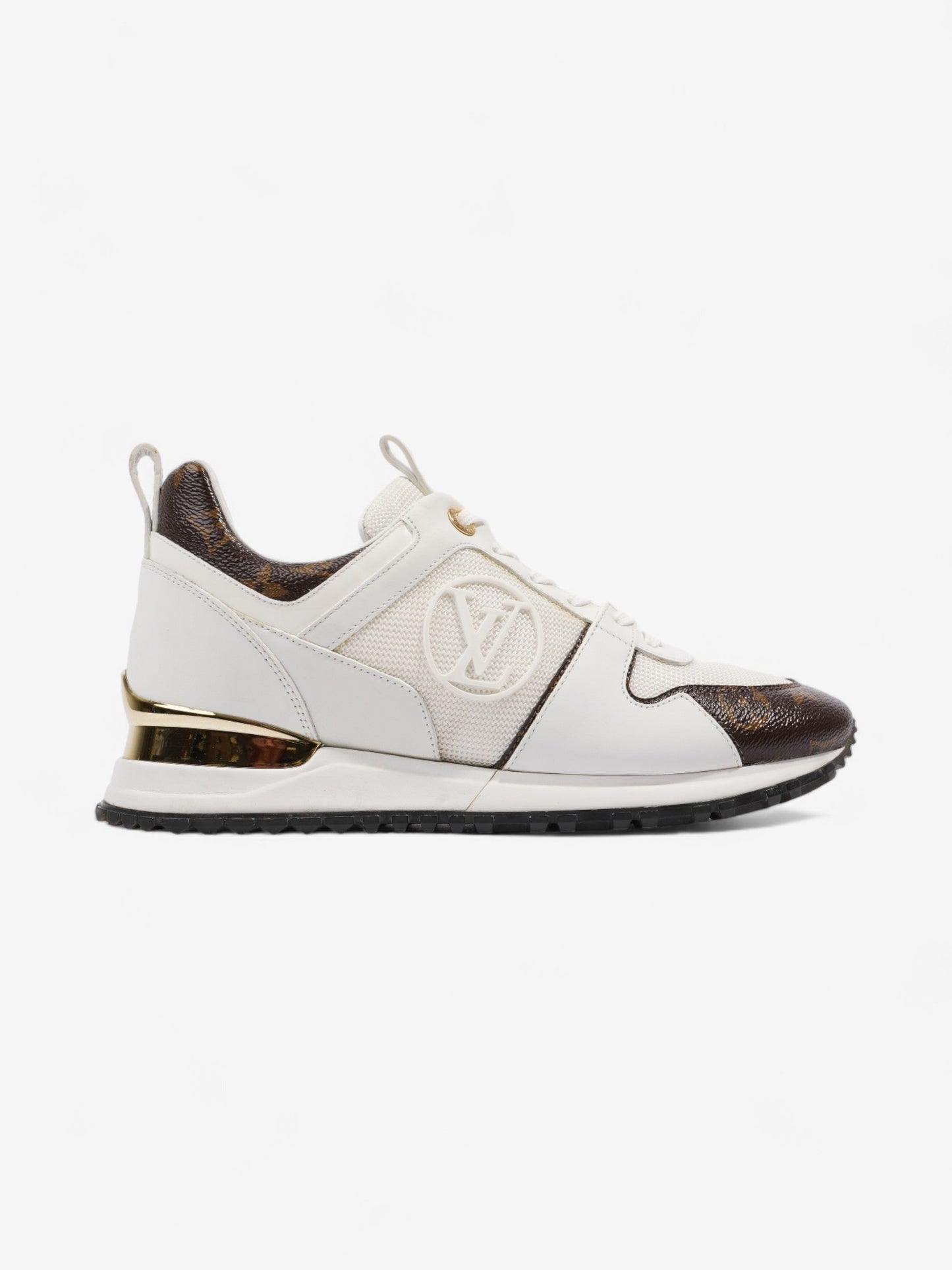 Louis Vuitton Run Away Sneakers White / Brown Monogram Mesh EU 37.5 UK 4.5