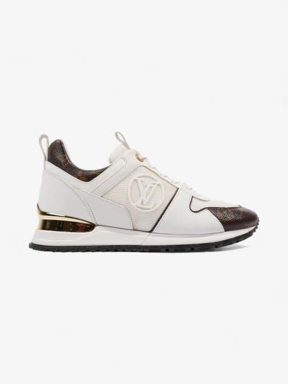 Louis Vuitton Run Away Sneakers White / Brown Monogram Mesh EU 37.5 UK 4.5