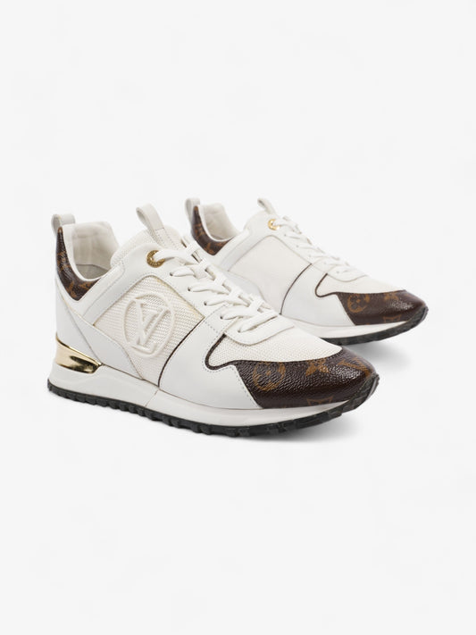Louis Vuitton Run Away Sneakers White / Brown Monogram Mesh EU 37.5 UK 4.5