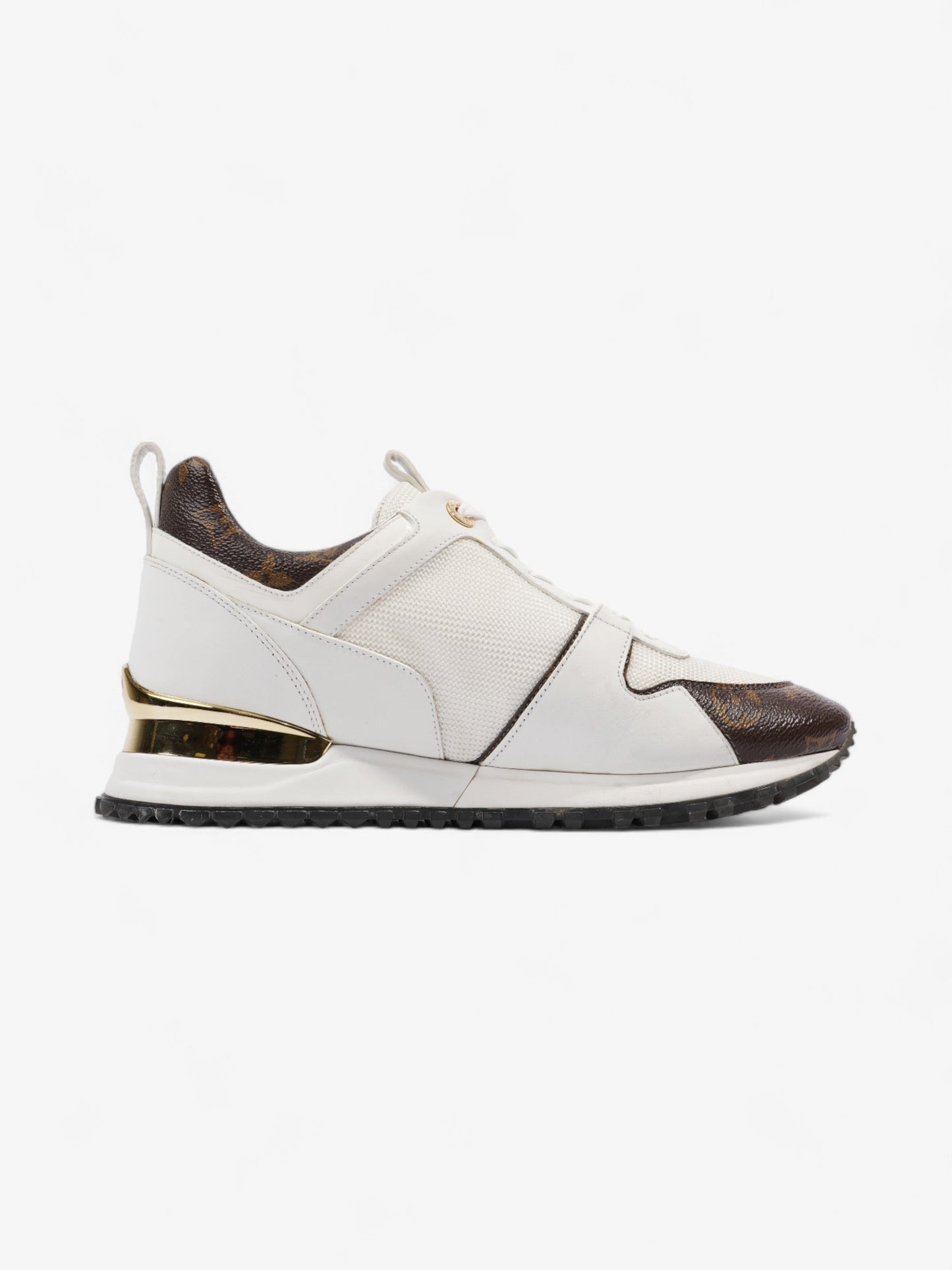 Louis Vuitton Run Away Sneakers White / Brown Monogram Mesh EU 37.5 UK 4.5