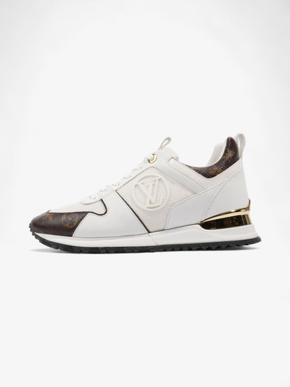 Louis Vuitton Run Away Sneakers White / Brown Monogram Mesh EU 37.5 UK 4.5