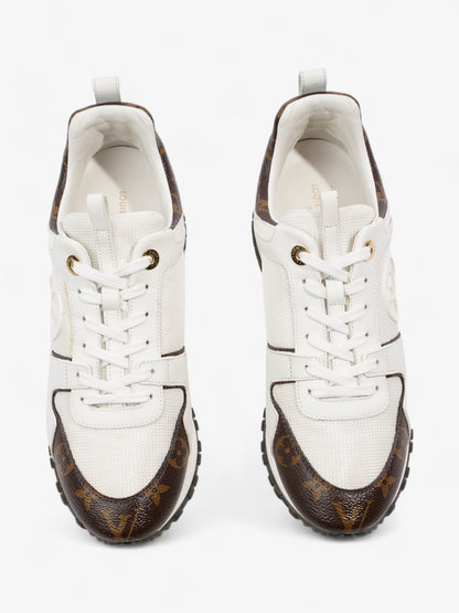 Louis Vuitton Run Away Sneakers White / Brown Monogram Mesh EU 37.5 UK 4.5
