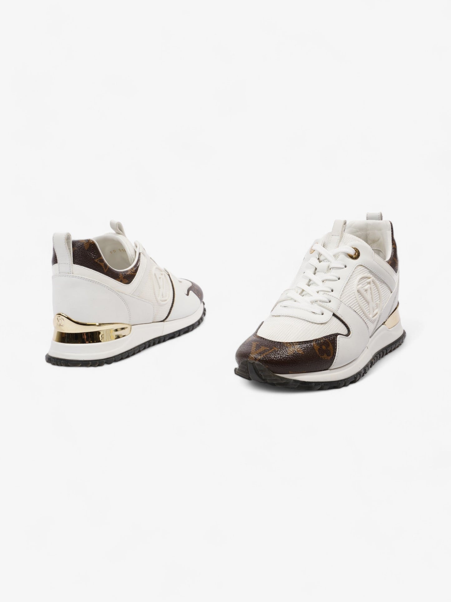 Louis Vuitton Run Away Sneakers White / Brown Monogram Mesh EU 37.5 UK 4.5