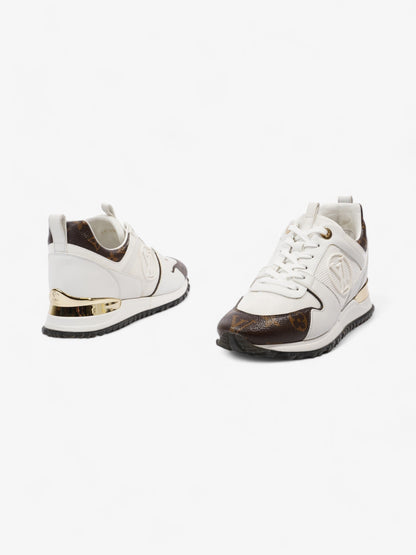 Louis Vuitton Run Away Sneakers White / Brown Monogram Mesh EU 37.5 UK 4.5