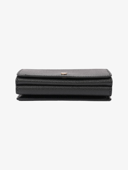 Burberry Lark TB Wallet Black Leather