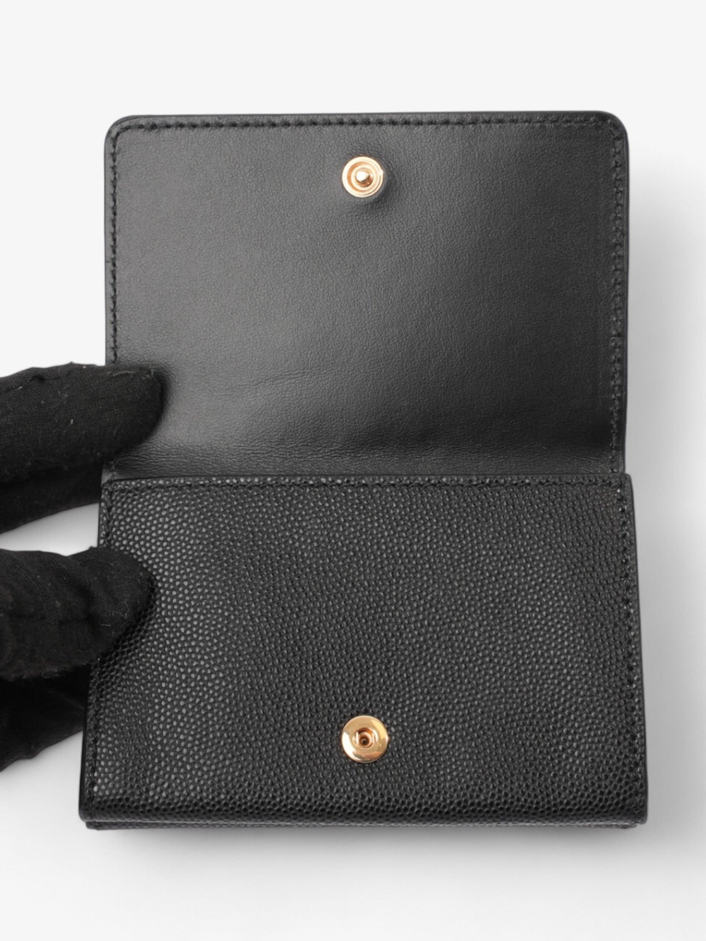 Burberry Lark TB Wallet Black Leather