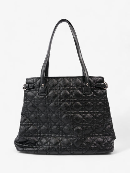 Christian Dior Panarea Tote Black Coated Canvas