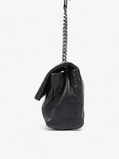 Saint Laurent West Hollywood Monogram Black Calfskin Leather Medium