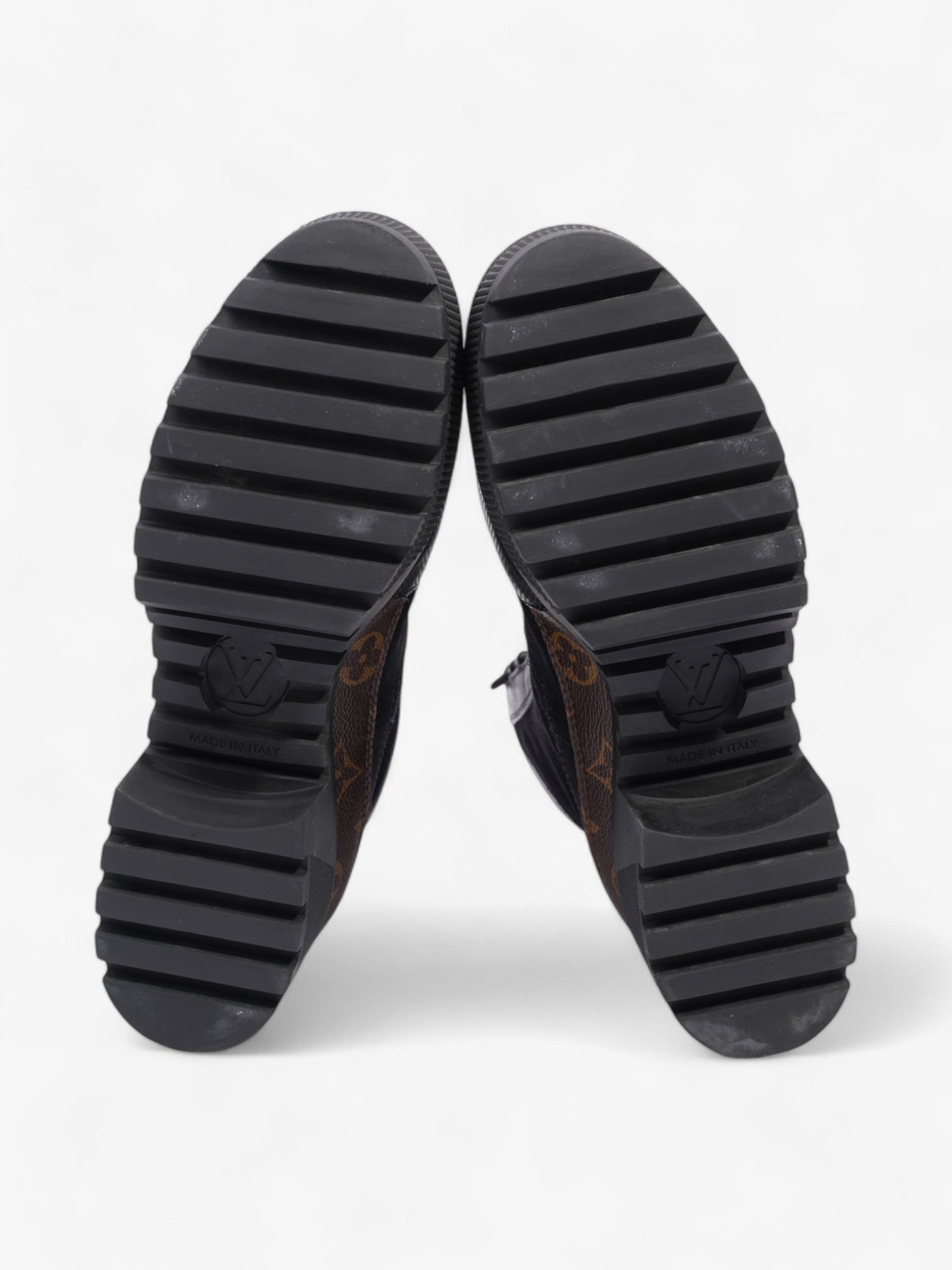 Louis Vuitton Laureate Platform Desert Boot Black / Monogram Suede EU 38 UK 5