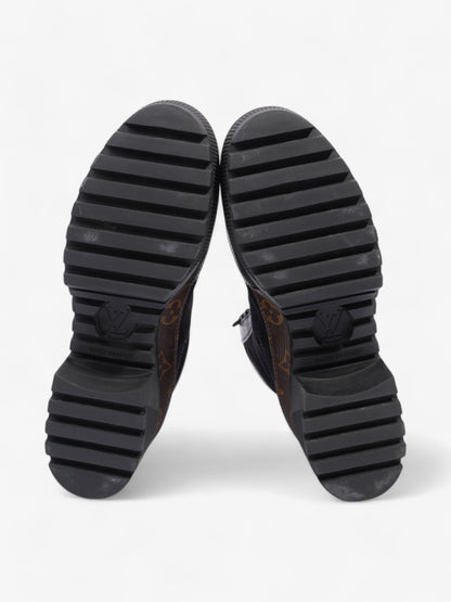 Louis Vuitton Laureate Platform Desert Boot Black / Monogram Suede EU 38 UK 5
